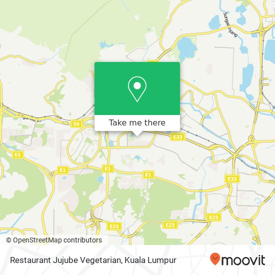 Restaurant Jujube Vegetarian map