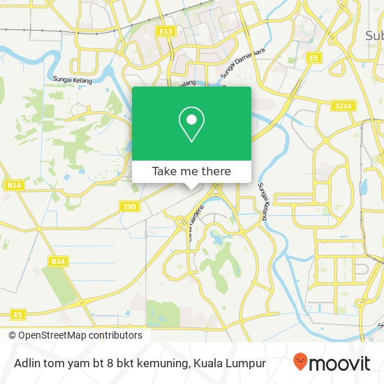 Peta Adlin tom yam bt 8 bkt kemuning