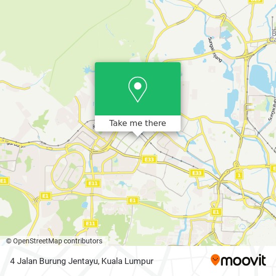 4 Jalan Burung Jentayu map