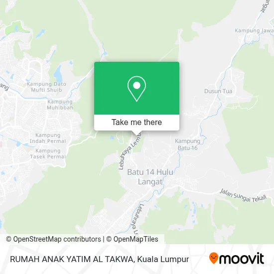 RUMAH ANAK YATIM AL TAKWA map