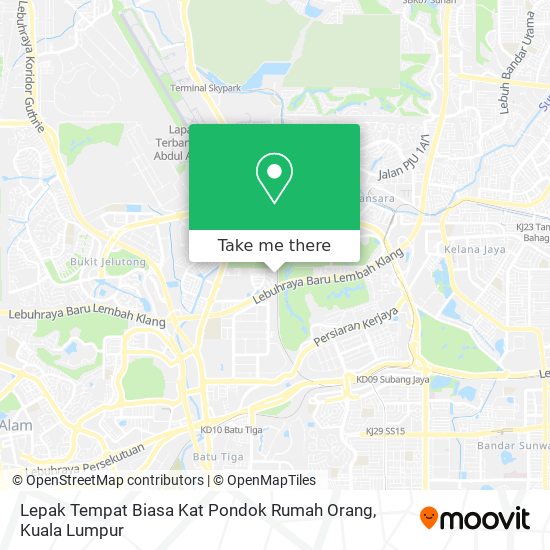 Peta Lepak Tempat Biasa Kat Pondok Rumah Orang