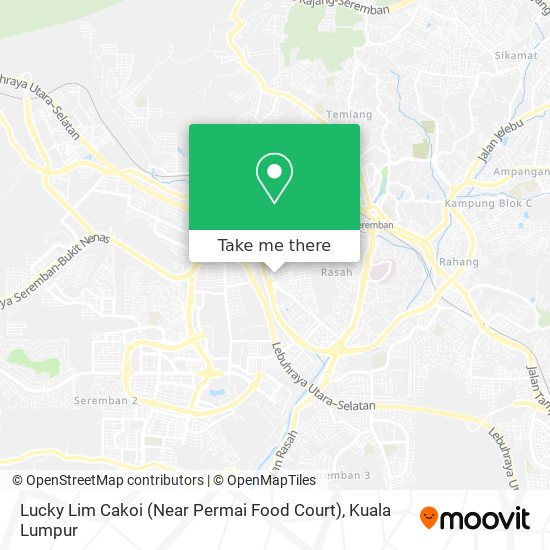 Peta Lucky Lim Cakoi (Near Permai Food Court)