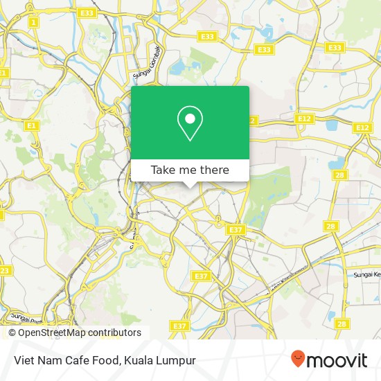 Viet Nam Cafe Food map