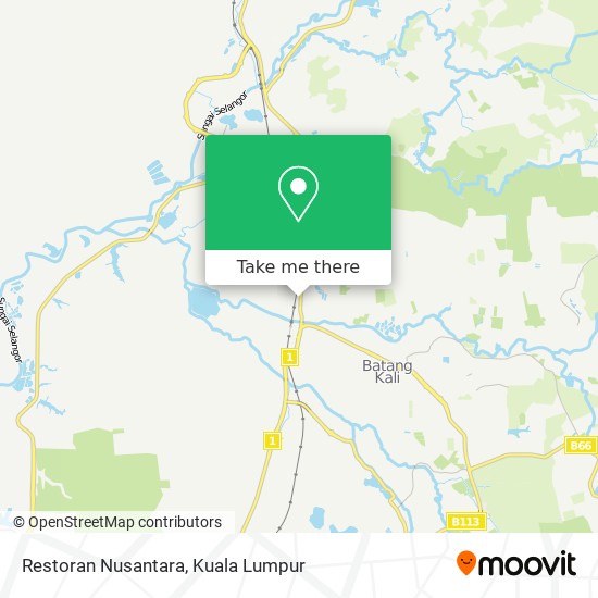 Restoran Nusantara map