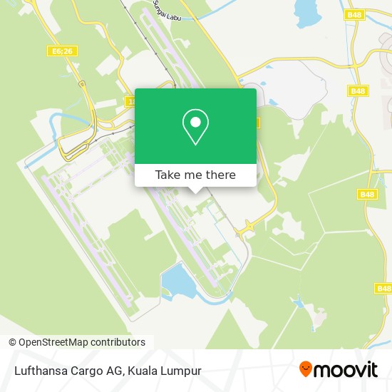 Lufthansa Cargo AG map