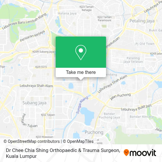 Dr Chee Chia Shing Orthopaedic & Trauma Surgeon map