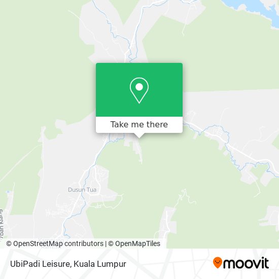 UbiPadi Leisure map