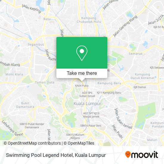 Swimming Pool Legend Hotel map