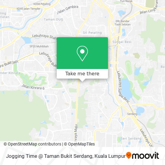 Peta Jogging Time @ Taman Bukit Serdang