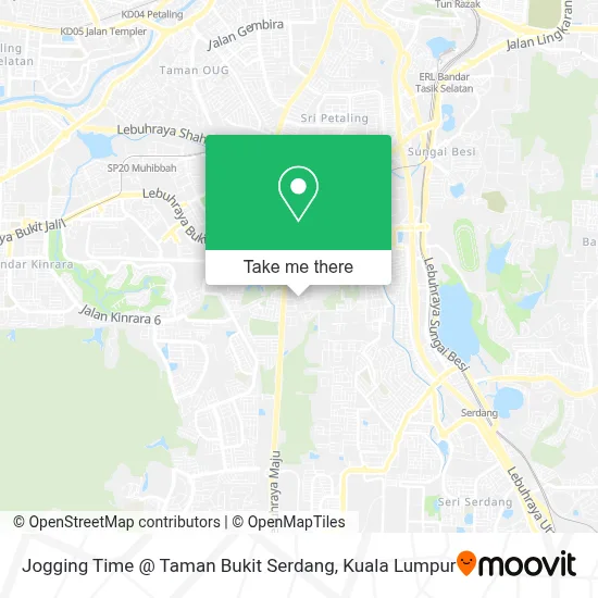 Jogging Time @ Taman Bukit Serdang map