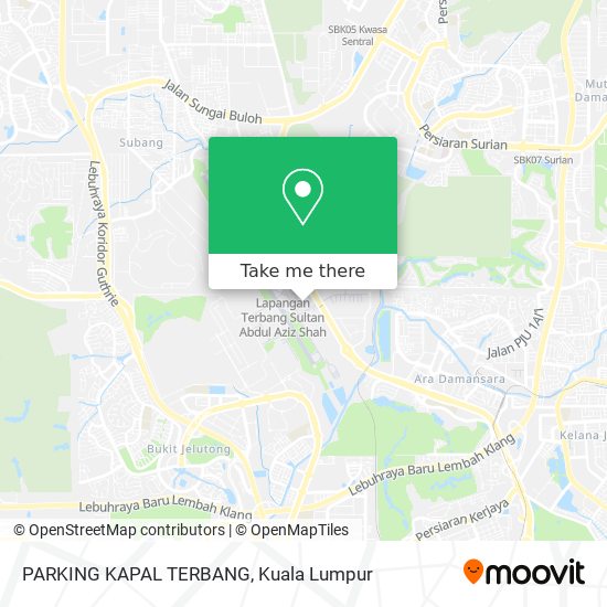 PARKING KAPAL TERBANG map