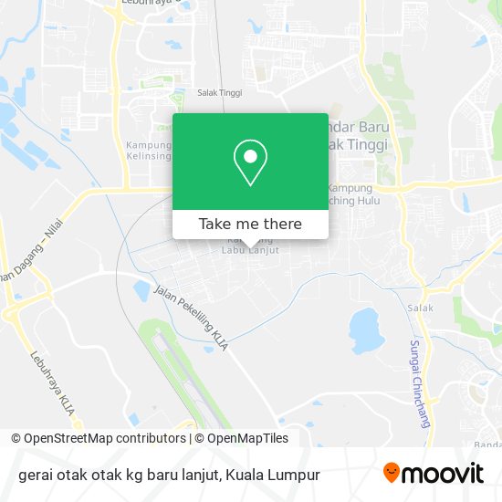Peta gerai otak otak kg baru lanjut
