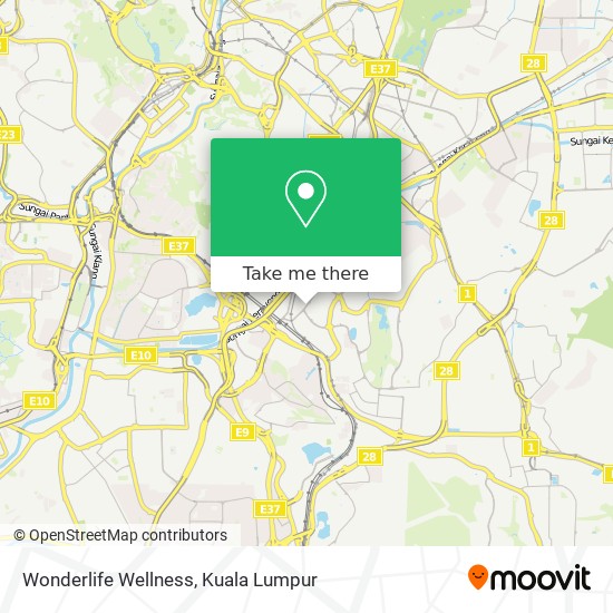 Wonderlife Wellness map