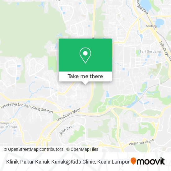 Klinik Pakar Kanak-Kanak@Kids Clinic map
