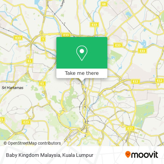 Peta Baby Kingdom Malaysia