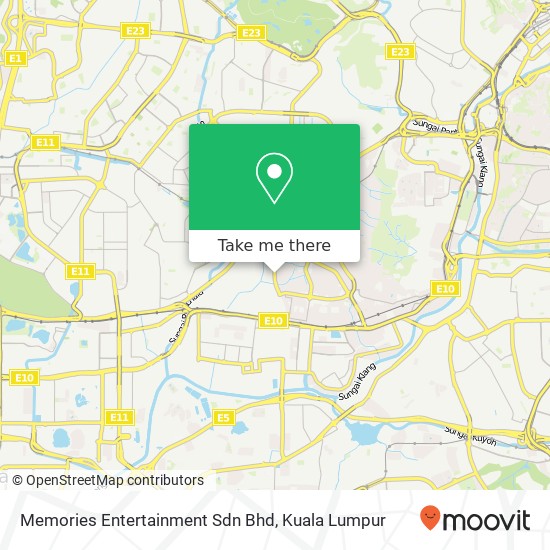 Memories Entertainment Sdn Bhd map