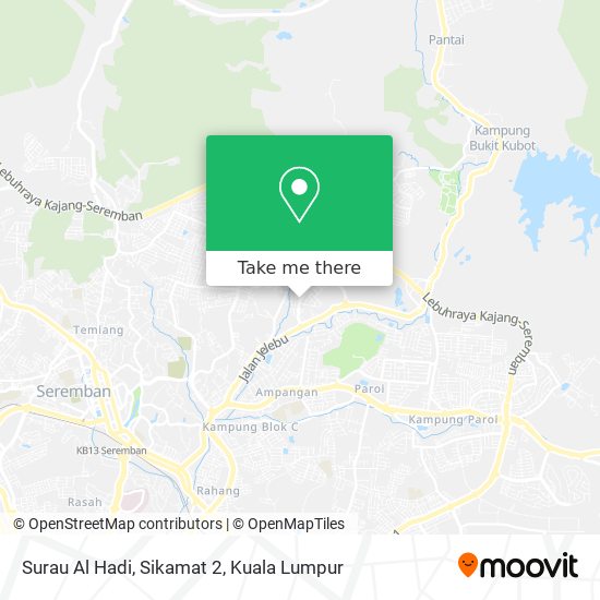Surau Al Hadi, Sikamat 2 map