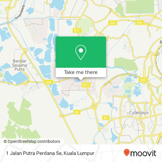 Peta 1 Jalan Putra Perdana 5e