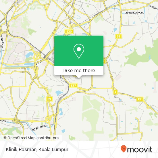 Klinik Rosman map