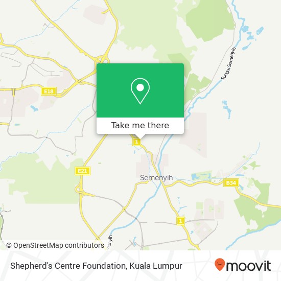 Shepherd's Centre Foundation map