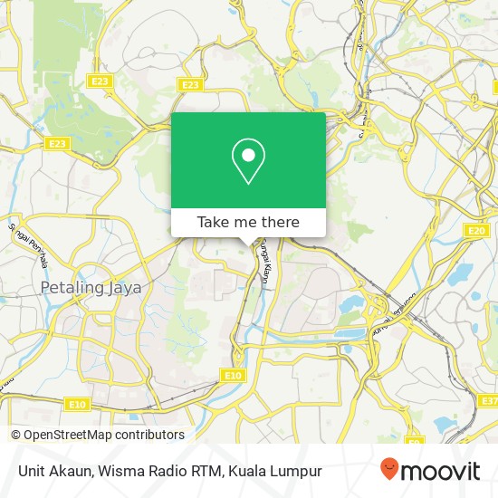 Peta Unit Akaun, Wisma Radio RTM