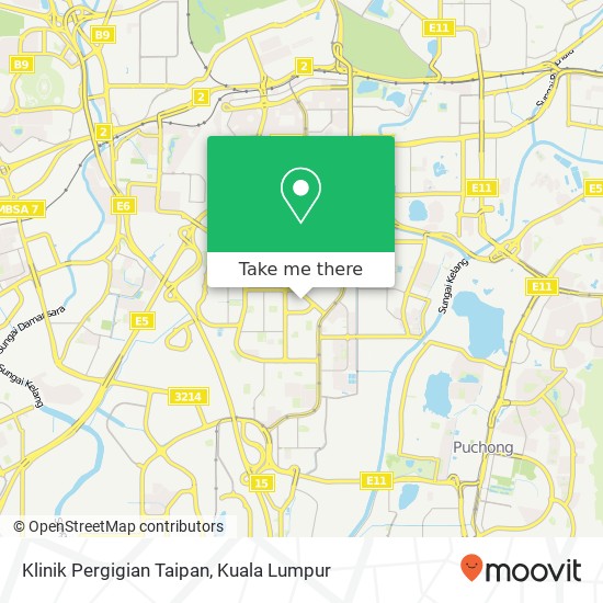 Klinik Pergigian Taipan map