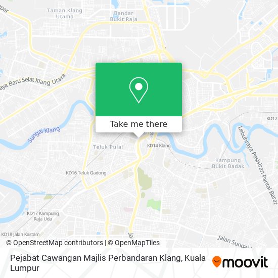 Pejabat Cawangan Majlis Perbandaran Klang map