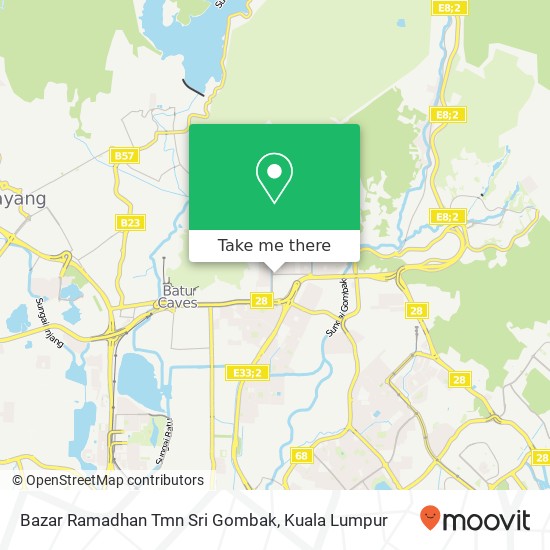 Peta Bazar Ramadhan Tmn Sri Gombak