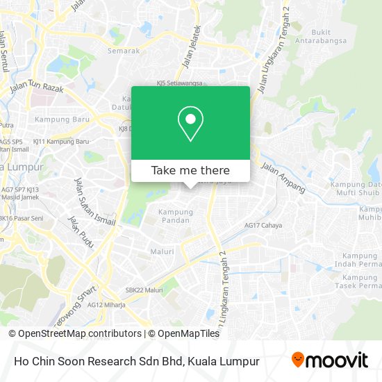 Ho Chin Soon Research Sdn Bhd map
