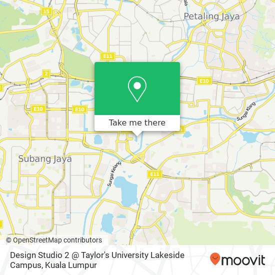 Design Studio 2 @ Taylor's University Lakeside Campus map