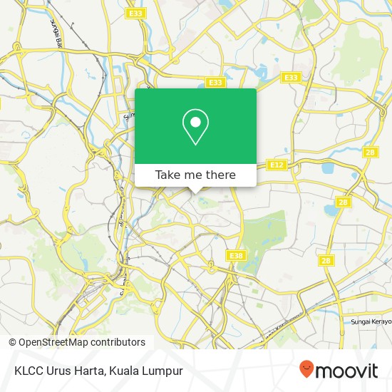 KLCC Urus Harta map