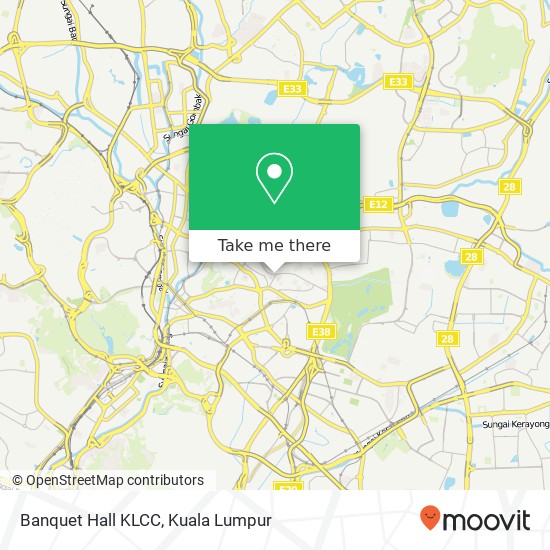 Banquet Hall KLCC map