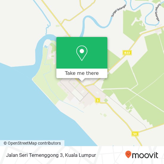 Jalan Seri Temenggong 3 map