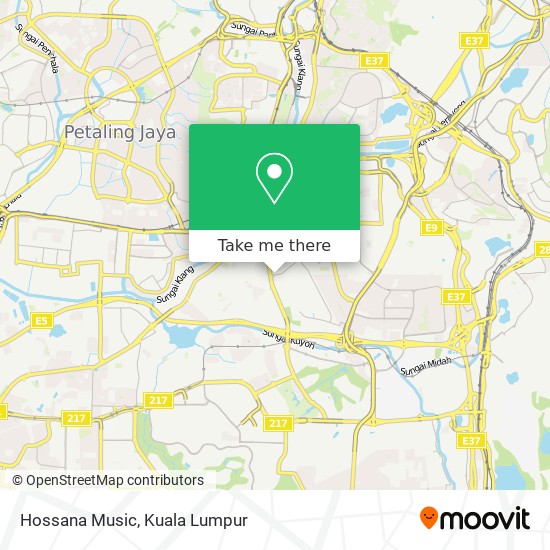 Hossana Music map