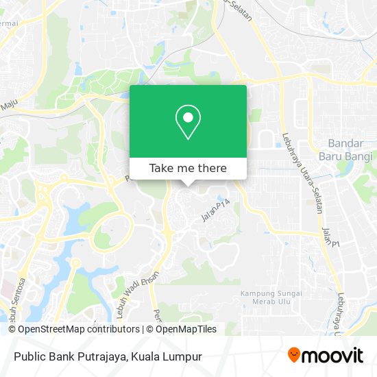 Public Bank Putrajaya map