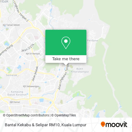 Bantal Kekabu & Selipar RM10 map