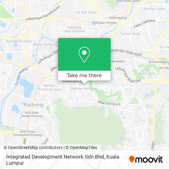 Integrated Development Network Sdn Bhd map