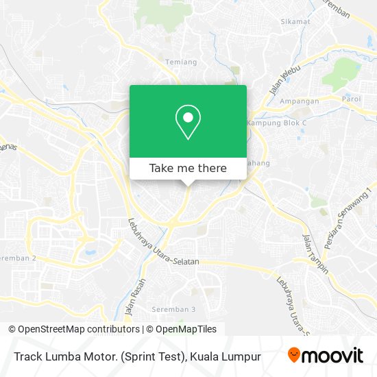 Track Lumba Motor. (Sprint Test) map