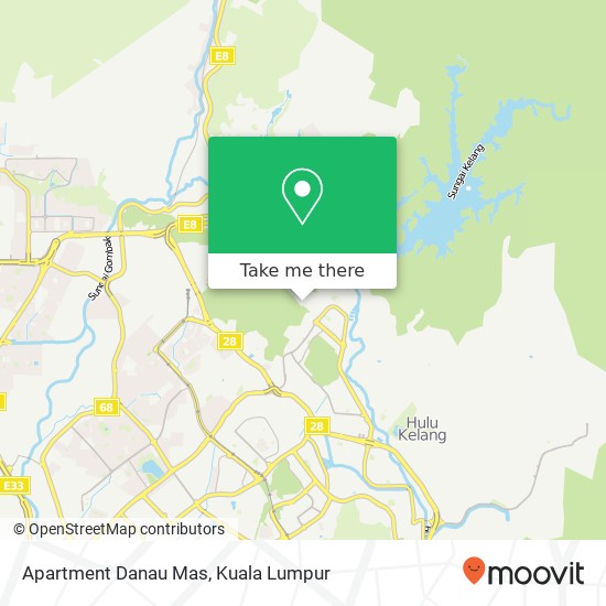 Apartment Danau Mas map