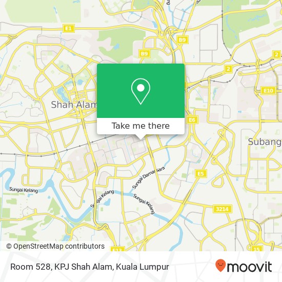Room 528, KPJ Shah Alam map