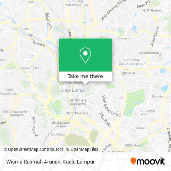 Wisma Rusmah Arunan map