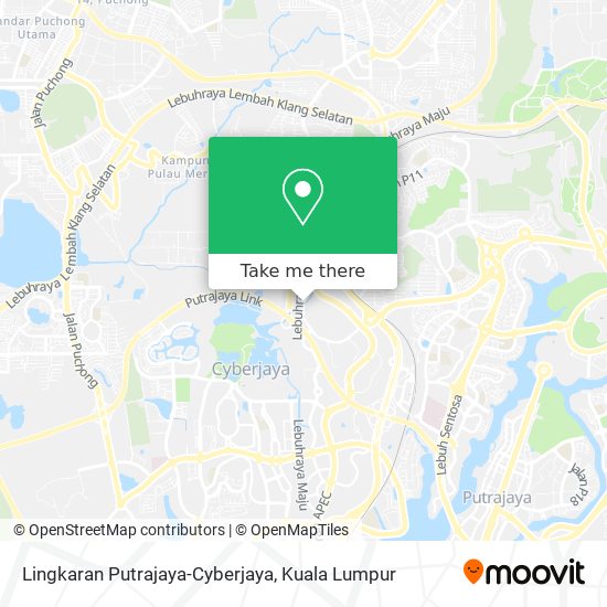 Peta Lingkaran Putrajaya-Cyberjaya