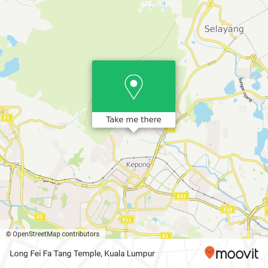 Long Fei Fa Tang Temple map