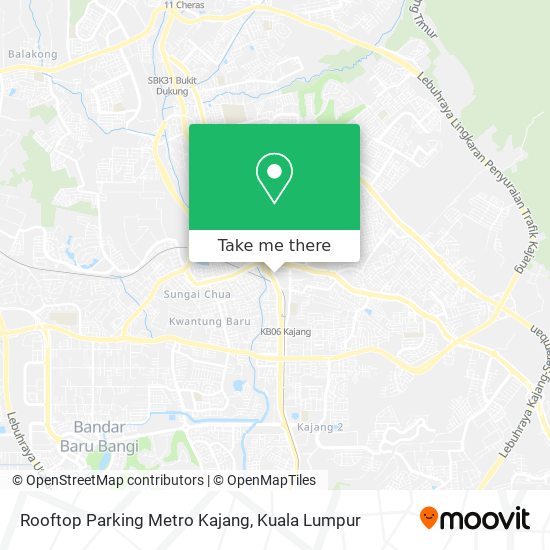Peta Rooftop Parking Metro Kajang