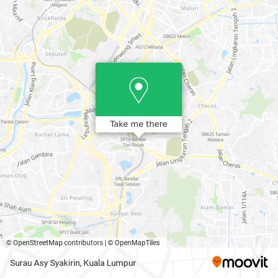 Peta Surau Asy Syakirin