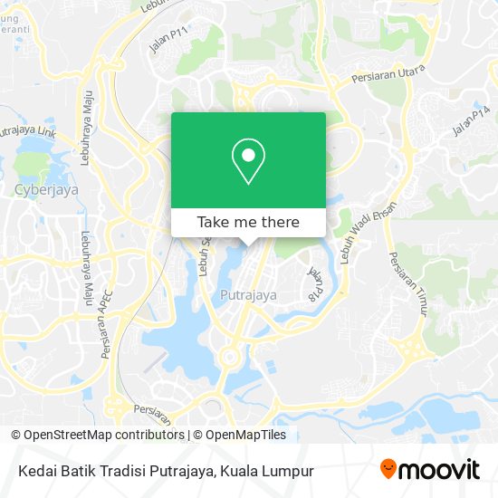 Peta Kedai Batik Tradisi Putrajaya