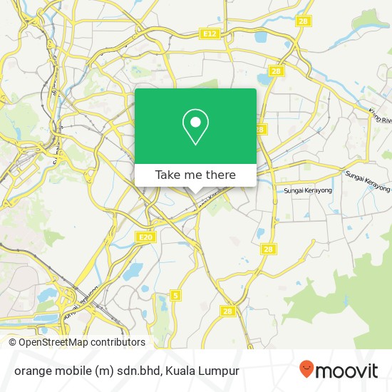 orange mobile (m) sdn.bhd map