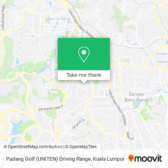 Padang Golf (UNITEN) Driving Range map