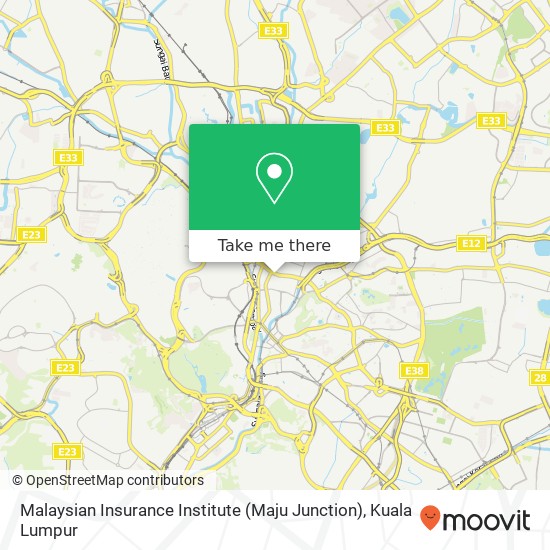 Malaysian Insurance Institute (Maju Junction) map