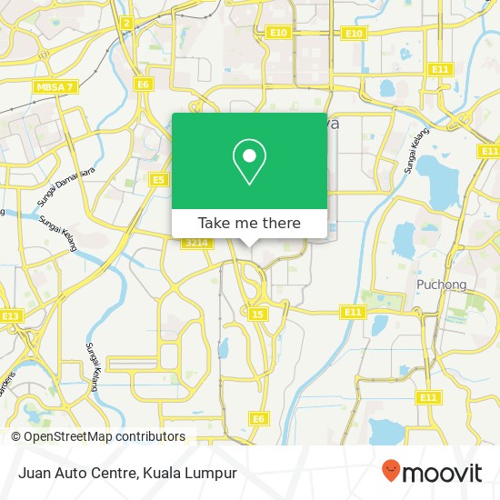 Juan Auto Centre map